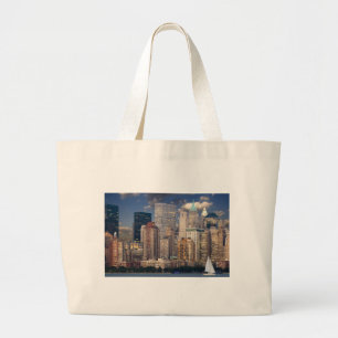 Bolsa Tote Grande Nova Iorque Skyline