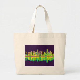 Bolsa Tote Grande Nova Iorque Skyline