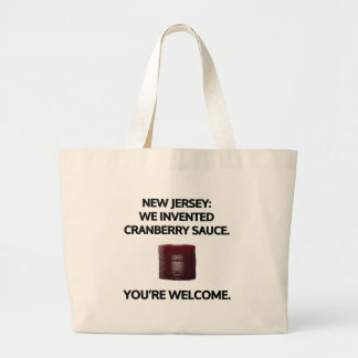 Bolsa Tote Grande Nova Jersey: Nós inventamos o molho de amora.
