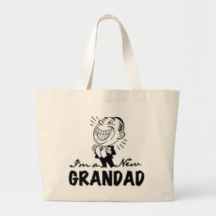 Bolsa Tote Grande Novas camisetas e presentes sorridentes