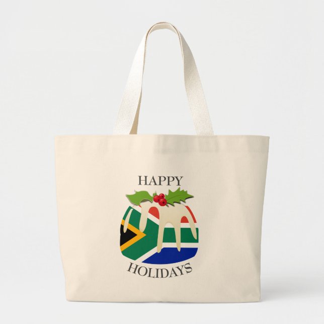 Bolsa Tote Grande Novidade | Pudim Festivo com | PAVILHÃO DA ÁFRICA  (Frente)