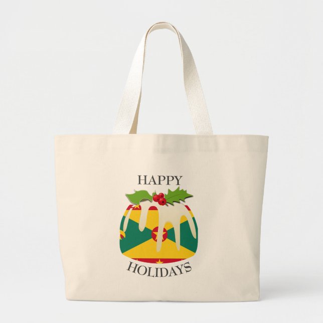 Bolsa Tote Grande Novidade | Pudim festivo | PAVILHÃO GRENADA (Frente)