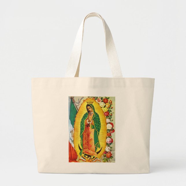 Bolsa Tote Grande Nuestra Señora de Guadalupe (Frente)