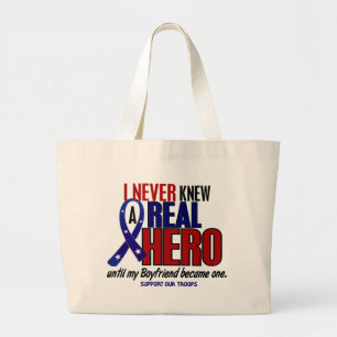 Bolsa Tote Grande Nunca conheceu um namorado do herói 2 (apoie