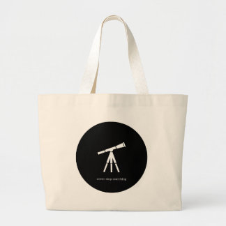 Bolsa Tote Grande Nunca pare de procurarar o telescópio