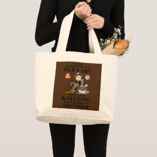 Bolsa Tote Grande Nunca Subestime Uma Velha Que Ame