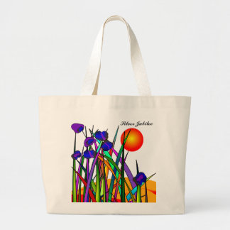 Bolsa Tote Grande Nuns Silver 25 Jubilee Artsy Floral Tote Bag