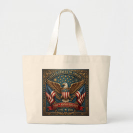 Bolsa Tote Grande O 250º da América Versão 2