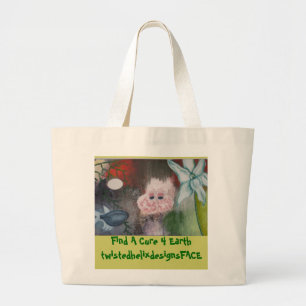 Bolsa Tote Grande O achado um saco de terra da cura (FACE) 4