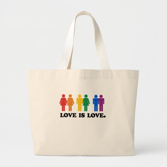 Bolsa Tote Grande O amor é amor (Frente)