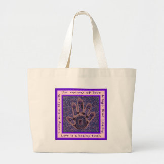 Bolsa Tote Grande O amor é um toque cura