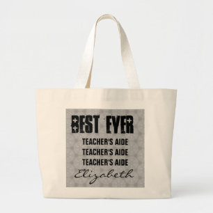 Bolsa Tote Grande O assistente do melhor professor nunca algumas