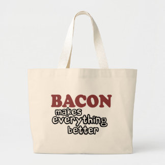 Bolsa Tote Grande o bacon faz tudo melhor