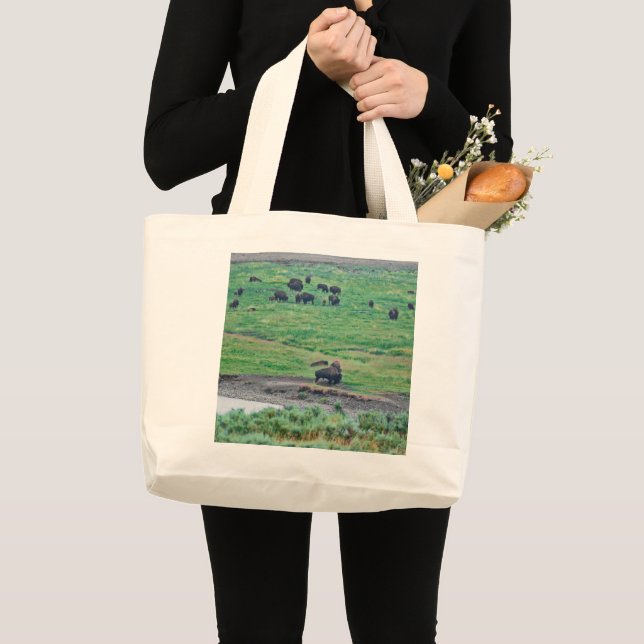 Bolsa Tote Grande O Bison Americano (Frente (produto))