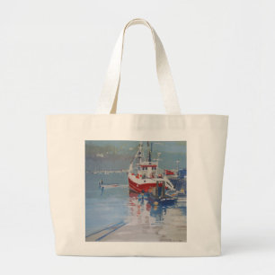 Bolsa Tote Grande O cais Salcombe do pescador