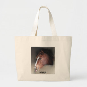 Bolsa Tote Grande O cavalo faz a framboesa