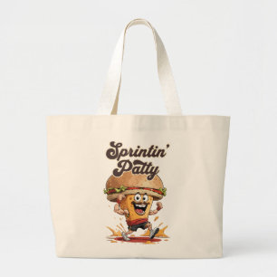 Bolsa Tote Grande O Cheeseburger Correndo