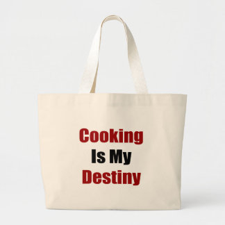 Bolsa Tote Grande O cozinhar é meu destino