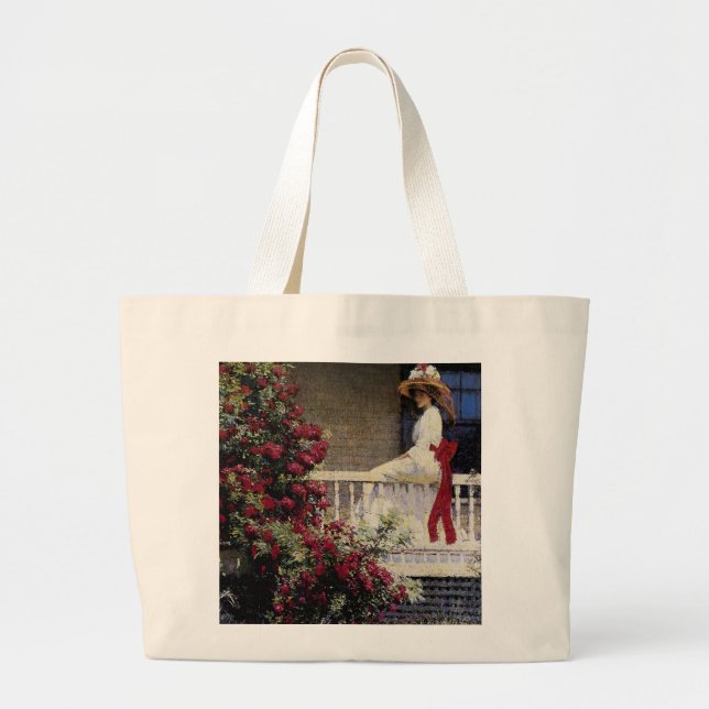 Bolsa Tote Grande O Crimson Rambler (Frente)