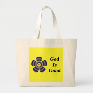 Bolsa Tote Grande O deus é bom