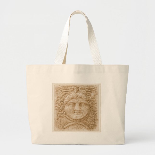 Bolsa Tote Grande O deus grego Hermes REPRESENTA a imagem antiga de (Frente)