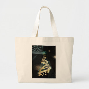 Bolsa Tote Grande O deus não joga os dados 2014