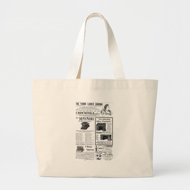 Bolsa Tote Grande O Diário das Jovens Senhoras (Frente)