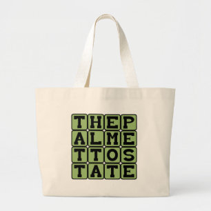 Bolsa Tote Grande O Estado do Palmeira, Apodo da Carolina do Sul