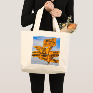 Bolsa Tote Grande O fim da estrada