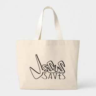 BOLSA TOTE GRANDE O GRAFITE JESUS SALVAR