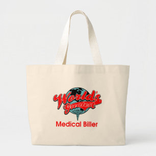Bolsa Tote Grande O grande Biller médico do mundo