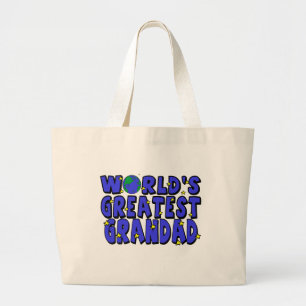 Bolsa Tote Grande O grande Grandad    do mundo