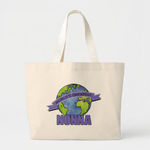 Bolsa Tote Grande O grande Nonna do mundo