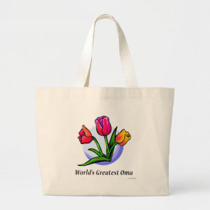 Bolsa Tote Grande O grande Oma do mundo