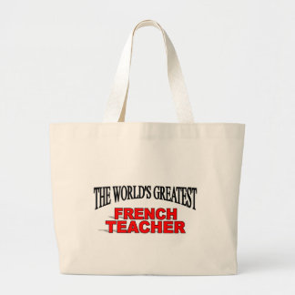 Bolsa Tote Grande O grande professor francês do mundo