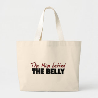 Bolsa Tote Grande O homem atrás da barriga
