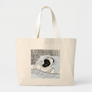 BOLSA TOTE GRANDE O HOMEM E O COSMOS