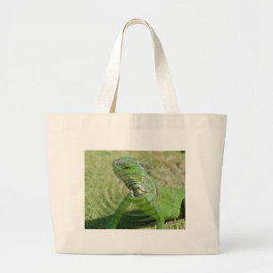 Bolsa Tote Grande O Iguana Verde