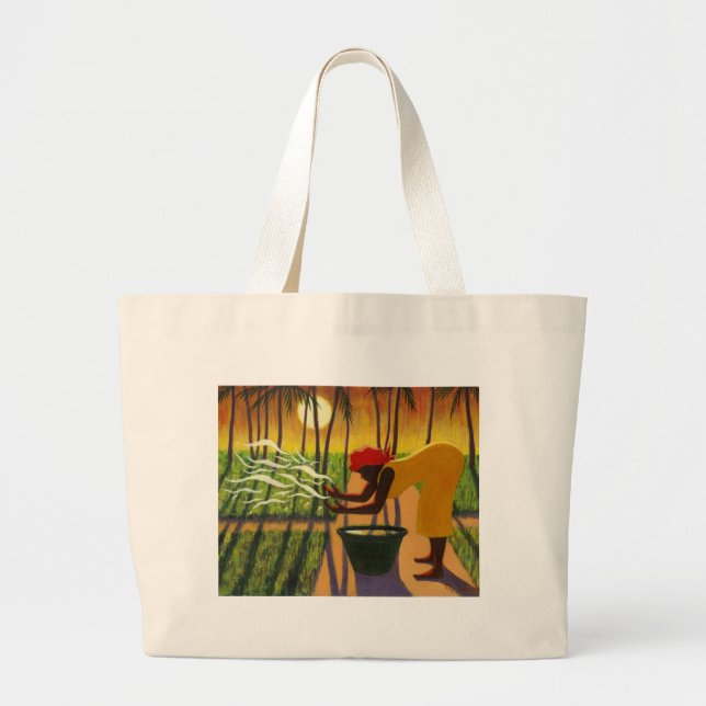 Bolsa Tote Grande O jardim 2007 do espírito (Frente)