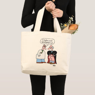 Bolsa Tote Grande O Juiz Engraçado Arte Revertido Pela Corte Mais a