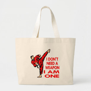 Bolsa Tote Grande O karaté, Muttahida Majlis-E-Amal, EU SOU uma arm
