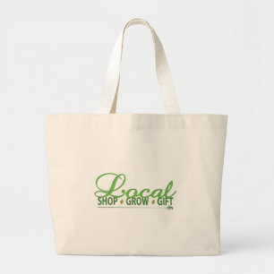 Bolsa Tote Grande O Local da loja, cresce local, Local do presente