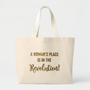 BOLSA TOTE GRANDE O LUGAR DE UMA MULHER...