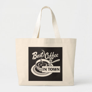 Bolsa Tote Grande O melhor café na cidade