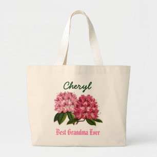 Bolsa Tote Grande O melhor rododendro conhecido sempre feito sob