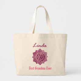 Bolsa Tote Grande O melhor rosa conhecido sempre feito sob encomenda
