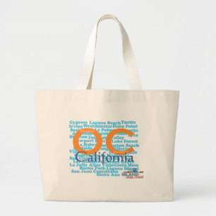 Bolsa Tote Grande O OC - Condado de Orange, Califórnia