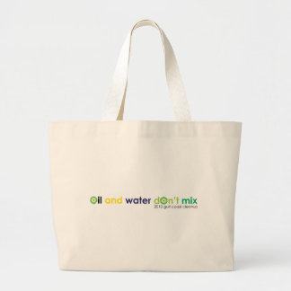 Bolsa Tote Grande O óleo e a água não misturam