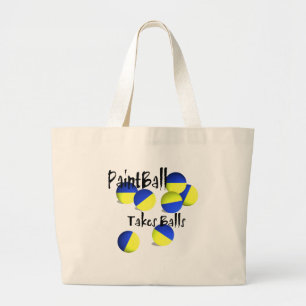 Bolsa Tote Grande O Paintball toma bolas
