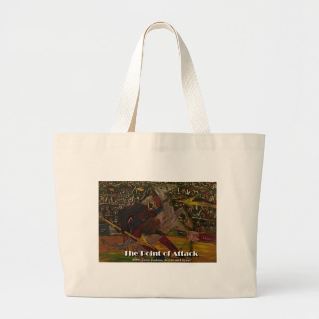 Bolsa Tote Grande o ponto de ataque (Frente)